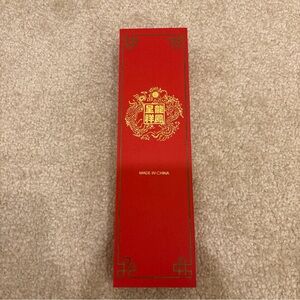 Reusable Brown Ironwood Chopsticks 2 Pairs in Red Wooden Gift Box